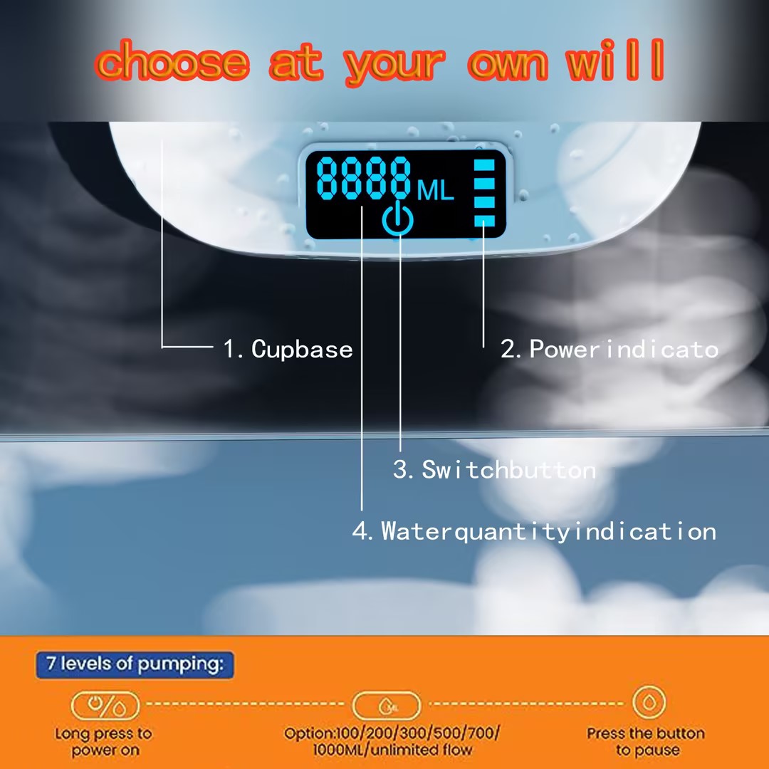 Water Dispenser Added Extension Tupe r Automatic Water Bottle